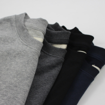  Light board t-shirt Mens solid color round neck long-sleeved T-shirt plain simple wild sweater mens jacket