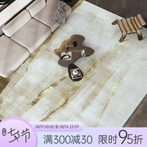 Simple postmodern Nordic American light luxury New Chinese European sofa Living room Coffee table Carpet Bedroom Bedside floor mat