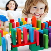 Whole Brain Development Training Children Patience Special Focus Training 12 12 Color 120 Organs Domino Aids Toys