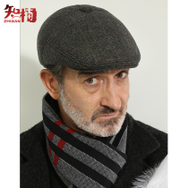 Middle-aged and elderly hats winter grandpa autumn winter cap dad ear protection warm casual men forward old head hat
