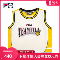 FILA FUSION FILA TIDE brand womens vest summer fashion contrast sports basketball style sleeveless T-shirt