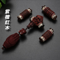 Star Moon Bodhi Accessories Natural Rhino Horn Red Sandalwood Mahogany Buddha Head Small King Kong Wenplay Accessories 108 Buddha Beads Jewelry