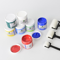 Childrens corrugated paper house graffiti pigment brush vinyl plaster acrylic graffiti coloring DIY painting pigment set