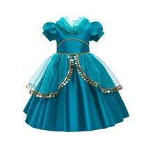 20.21 million Halloween girls New Jasmine princess dress Aladdin lian yi qun zi children childrens clothing tong qun girls skirt