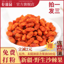 New product Sea buckthorn dried fruit granules Dried fruit tea original berry juice dried 500g Sea buckthorn powder Wild Xinjiang sea buckthorn fruit
