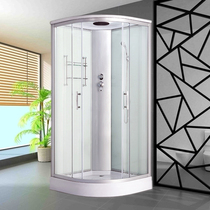 Shower room overall bathroom shower room bathroom home Bath arc fan-shaped bathtub simple bath room integrated