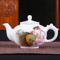 Tea Road China Arts and Crafts Master Deng liberal arts Mensheng Zhang Sugiu works hand-painted tea tea teapot YXC270