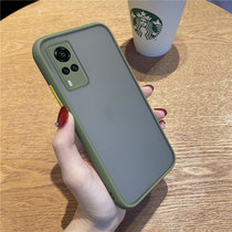 vivox60 mobile phone shell liquid silicone gel vivox60pro minimalist frosted lens full package anti-fall x60 male and female money trendy lovers creative personality x60 transparent Japan-ROK Ins net red