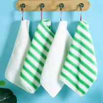 Bamboo fiber dishwashing cloth is not easy to get oil and hair off kitchen cleaning cloth household absorbent oil lazy cleaning towel