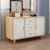 Nordic sideboard living room cabinet locker multifunctional simple modern tea cabinet economical dining room cabinet