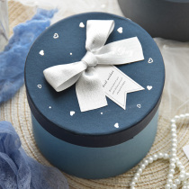 ins Wind gift box with hand gift box jewelry gift box round small gift box lipstick birthday gift box