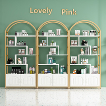  Cosmetics display cabinet Product display cabinet Beauty salon light luxury display rack Display rack Multi-layer shelf Commercial shelf