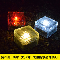 Solar buried lights Point light source Grass lights Lawn lights Outdoor led Garden lights Garden lights Waterproof floor tile lights