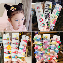 Children hairclip girl BB clip baby broken hair headdress Princess cute colored small clip baby hair card female hair accessories