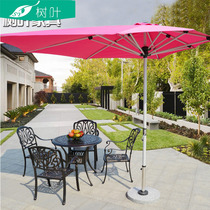 Outdoor parasolar garden outdoor parasolar park shows the parachute café folding umbrella polygon umbrella