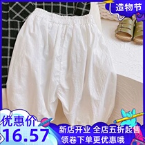 Summer childrens seven-point pants mens baby shorts new boys and girls casual loose pants Small childrens clothing bloomers