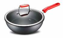 ASD new aluminum alloy China mainland Asda oil control spar magnetic flux new non-stick frying pan JL28S3WG