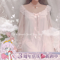 Lolita dreamShe is like a dream French court girl Xia Chaoxian heavy industry dream bubble long lace night dress