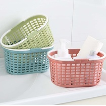 Shangyuan basket plastic storage basket vegetables and fruits portable bath basket wash hollow storage basket Bathroom bath collection
