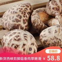 Henan Xixia big flower mushroom farm dry goods specialty special cut foot dried winter Mushroom Mushroom Mushroom mushroom basswood mushroom