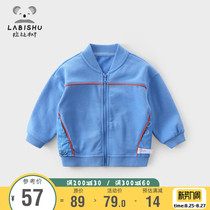  Rabbi Tree Childrens clothing Boys jacket Boys baby stand-up collar baseball uniform Boys Korean top jacket Childrens jacket