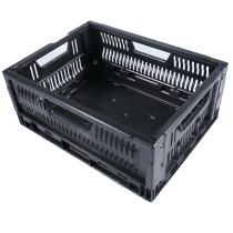 Turnover basket plastic frame Large express clothing frame thickened vegetable egg frame Fruit folding new material plastic