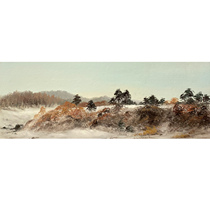 Tong Dtranscript countryside realistic cloth surface oil painting living room bedroom decorative painting collection pure hand painting