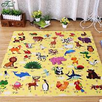 Cartoon anime home puzzle floor mat full auxiliary room paving moisture-proof safe living room children bedroom climbing