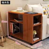 Simple sofa side few small coffee table tea rack tea cabinet movable side cabinet tea table corner table boiling water table table wheel
