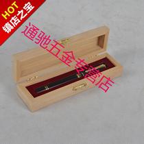 Wood Containing Box Packaging Box Wood Case Custom Rectangular Clamshell Pen Cartridge Lock Wood Case 14 Sub storage box