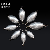 Lead drop Daquan 30g-120g American double swivel lead drop seaport fishing super strong tensile strength stainless steel swivel
