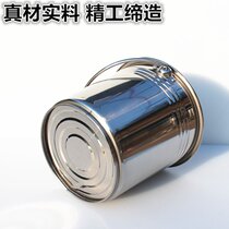 Home Iron Barrel Canteen Stainless Steel Lift Bucket Small Lift Bucket portable deepening small barrel well water hand Easy wash