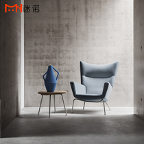 Nordic Light Extravagant Designer Creative Chair Wing Chair Wing Chai Book Room Living Room Villa Sofa Chair Deck Chair