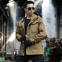 m65 spy shadow windbreaker male long outdoor tactical assault jacket camouflage clothing windproof Waterproof warm jacket jacket