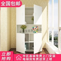  Balcony locker Storage cabinet Multi-function economical simple large-capacity sundries Shoe cabinet