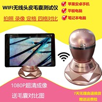 Wireless wifi scalp hair follicle analyzer hair tester scalp skin amplifier HD connected mobile phone computer