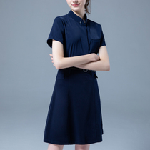 Professional dress womens suit 2021 summer overalls College student teacher interview summer high-end business dress