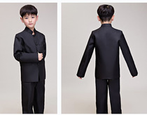  Adult adults children children young students of the Republic of China tunic Xu Zhimo graduation ceremony photo clothes black clothes black clothes black clothes black clothes