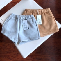 CQ6610B Girls Spring and Autumn Deer Leather Shorts-10 16