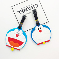 Cartoon luggage tag Ding-dong cat Doraemon luggage tag New aircraft carrier tag tag suitcase tag tag