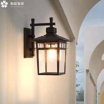 Courtyard Lamp Villa External Wall Large Doorway American Retro Outdoor Waterproof Hallway Balcony Ultra Bright Modern Outdoor Wall Lamp