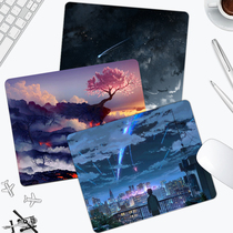 Mouse Pad Trumpet Small Square Secondary Meta-Cartoon Play Square Thickening Boys Electric Race Keyboard Mat Laptop Perimeter Learning Office Desk Mat Students Anti Slip Lock Side Day Creative