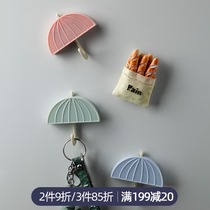 Creative personality refrigerator stickers strong magnets no trace adhesive hook cute umbrellas magnetic 3d three-dimensional stickers home decorations