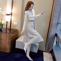 Early spring 2020 new womens spring playful net red goddess temperament two-piece suit skirt fashion spring