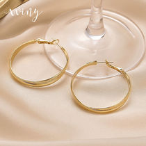 Winy Earbuds Pin Earrings Adorned Golden South Korea Inins Individuality 100 Hitch Yofashion Net Red Temperament Advanced Sensation