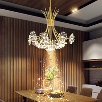 Nordic Firefly living room dandelion chandelier modern simple dining hall lamp creative personality Net Red Crystal bedroom lamp