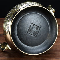 Aluminum copper incense burner home room for Buddha incense bowl incense burner for small large-scale lucky treasure Buddha supplies