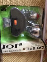 Japanese used bicycle accessories and other original CAT EYE CAT EYE lamp set of front lamp battery box side lamp
