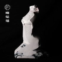 Meihua Luo Chen Yihui Hui Feng and Chang Huian female Dehua ceramic statue white porcelain home living room craft ornaments