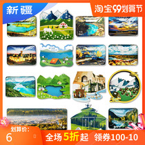 Xinjiang Urumqi Tianshan Kanas Hemu Sailili Lake Yili Turpan refrigerator stickers souvenir customization